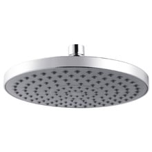 Euro 200mm Curved Gooseneck Shower Arm & Head